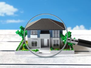 土地の価格を査定しているイメージ